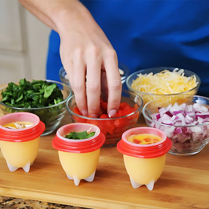 MOLDE HUEVOS SILICONA (Pack*6) – Cocina práctica y sin complicaciones