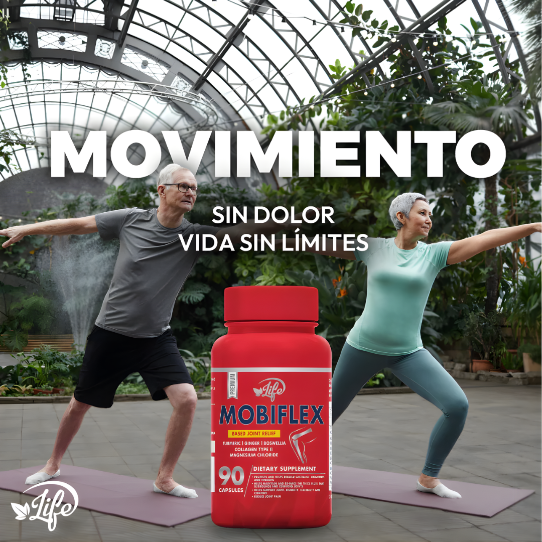MOBIFLEX – Alivio articular, movilidad mejorada y confort diario en cada cápsula