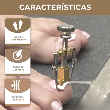CORRECTOR DE UÑAS ENCARNADAS CON ESTUCHE METÁLICO – Alivio, precisión y cuidado profesional en casa