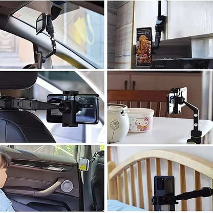 SOPORTE PARA RETROVISOR DE AUTO – Tu celular siempre visible y al alcance