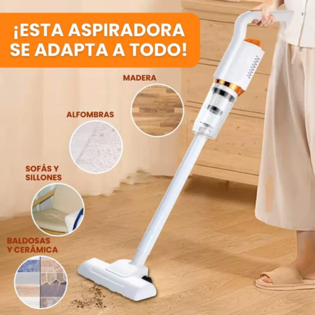 ASPIRADORA PORTÁTIL – Potencia, limpieza y comodidad en la palma de tu mano