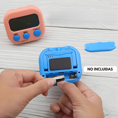 TIMER DIGITAL DE COCINA – Control preciso del tiempo, organización total y resultados perfectos en cada receta