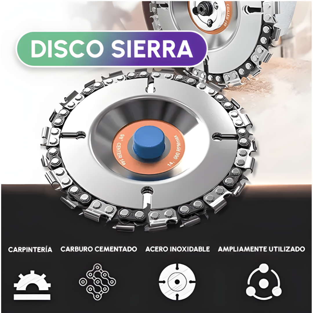 DISCO SIERRA – Corte preciso, rápido y sin esfuerzo