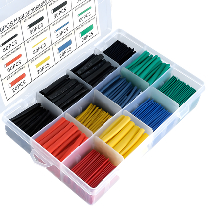 KIT DE TERMOENCOGIBLE COLORES – Aislamiento seguro, organización profesional y acabado limpio en cada conexión