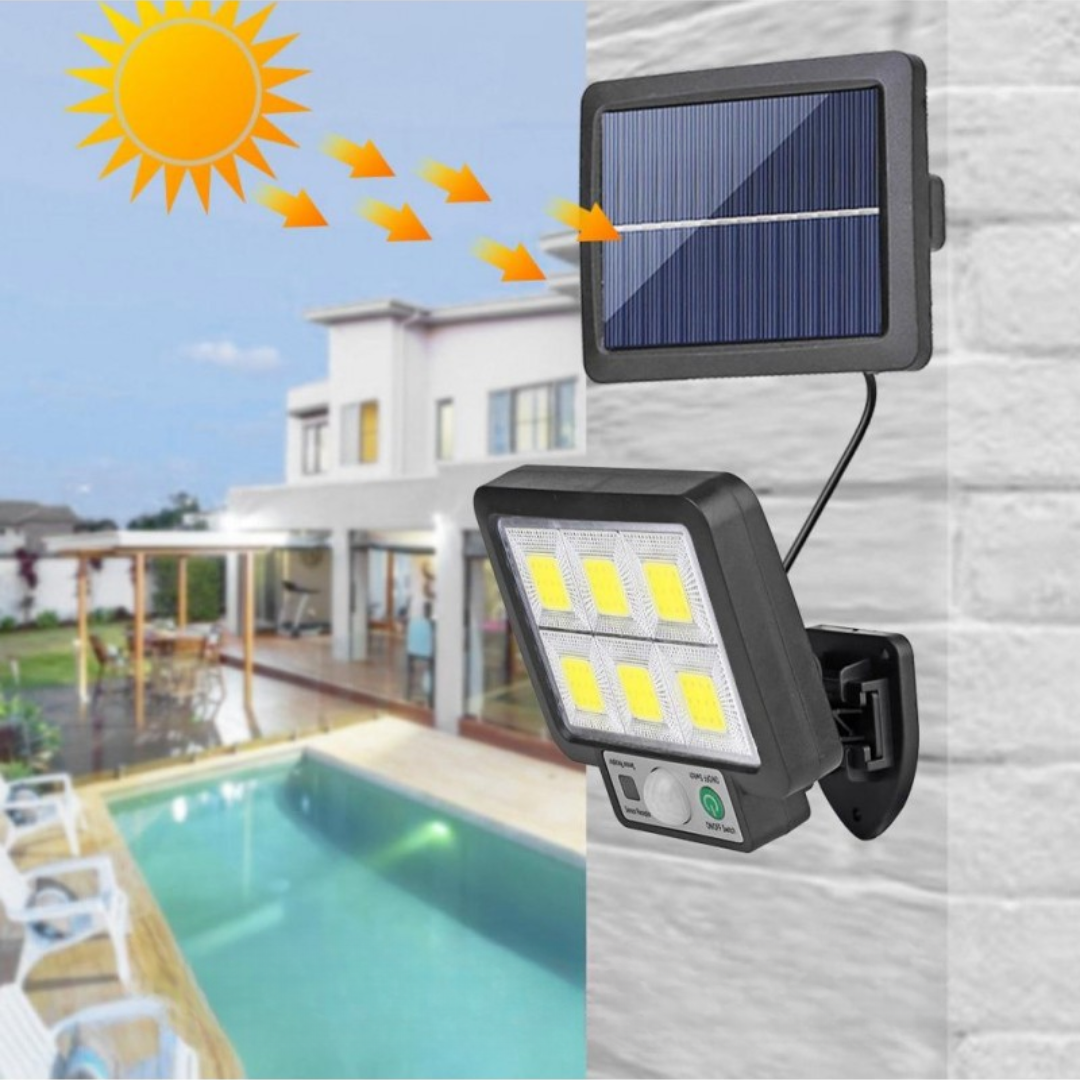 SPLIT LÁMPARA SOLAR – Iluminación potente, automática y resistente para tu hogar y jardín