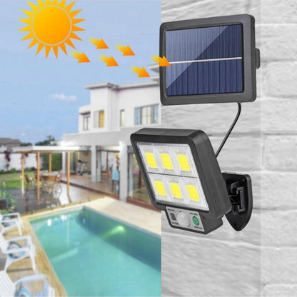 SPLIT LÁMPARA SOLAR – Iluminación potente, automática y resistente para tu hogar y jardín