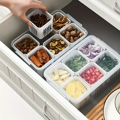 FRESH KEEPING BOX – Conserva tus alimentos frescos, ordenados y listos para servir