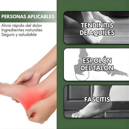 SPRAY ALIVIO DE DOLOR DE TALONES INSTANTÁNEO – Alivio inmediato, confort al caminar y bienestar diario para tus pies