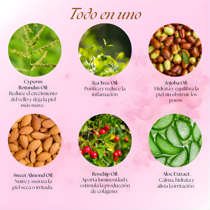 CYPERUS ROTUNDUS HAIR REMOVAL – Apoyo natural para reducir el crecimiento del vello y cuidar tu piel