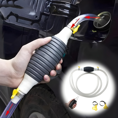 SIFÓN MANUAL – Transferencia segura, control total y solución práctica para combustibles y líquidos