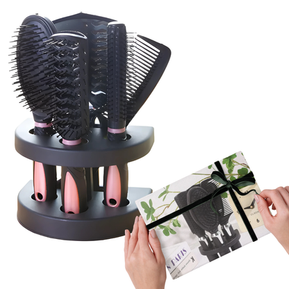 SET DE PEINES, CEPILLOS Y ESPEJO – Todo lo que necesitas para cuidar tu cabello en un solo kit