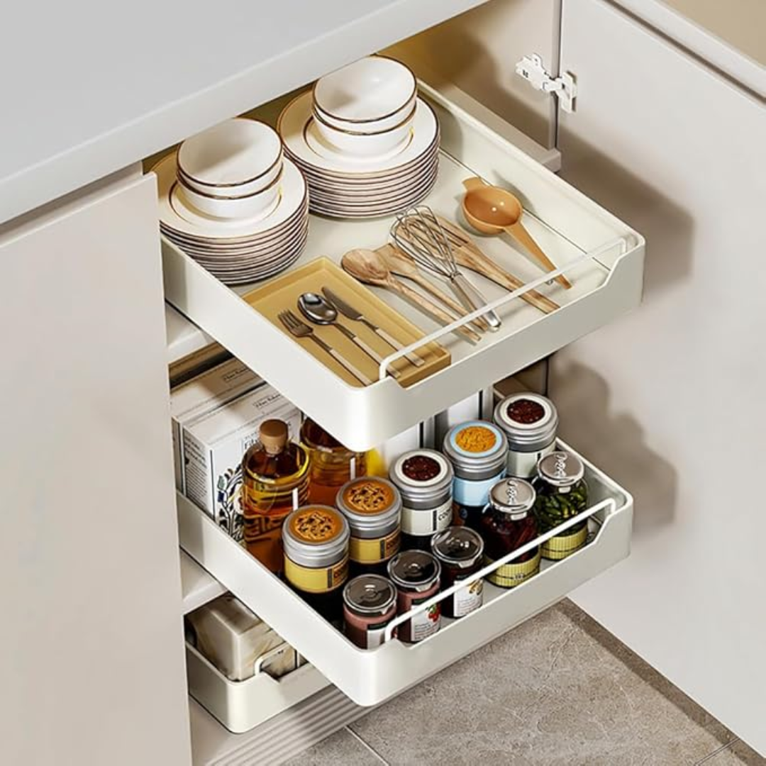GAVETA DE METAL TIPO CAJA PEQUEÑA EXTRAÍBLE – Organización sólida y funcional para cada espacio