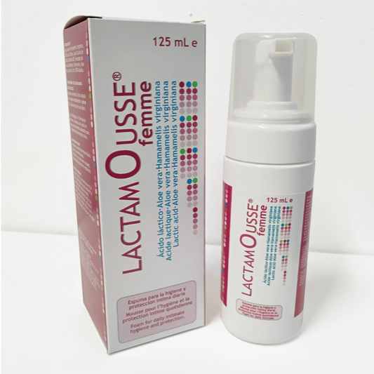 LACTAMOUSSE FEMME ESPUMA DE HIGIENE ÍNTIMA – Frescura y protección delicada todos los días