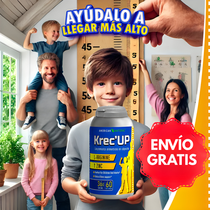 KREC UP – Energía, fuerza y rendimiento en cada cápsula