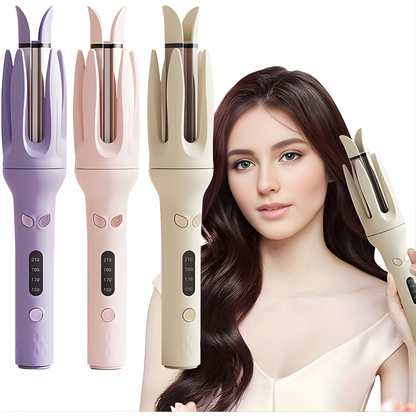 RIZADOR DE PELO AUTOMÁTICO INALÁMBRICO – Rizos perfectos sin esfuerzo, libertad total y estilo profesional en minutos