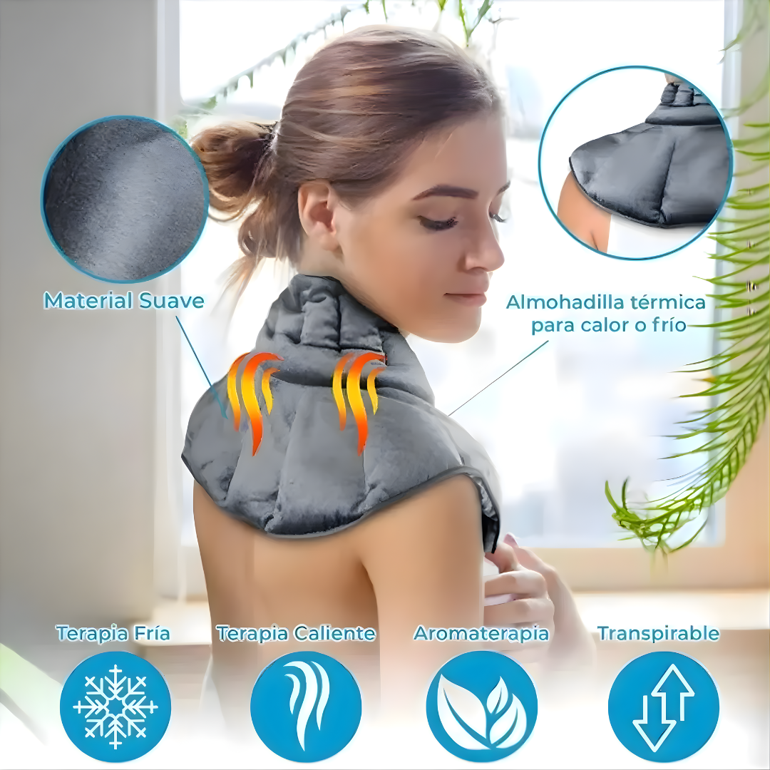 MANTA ALIVIA DOLOR CUELLO HOMBRO Y ESPALDA – Calor reconfortante, relajación profunda y bienestar muscular