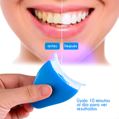 BLANQUEAMIENTO PROFESIONAL DENTAL EN CASA WHITE LIGHT TECNOLOGÍA CON LUZ LED – Sonrisa más blanca, cuidado dental y resultados visibles