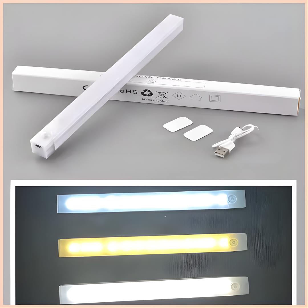 BARRA LUZ LED 50CM CON SENSOR – Iluminación automática, ahorro de energía y visibilidad inteligente