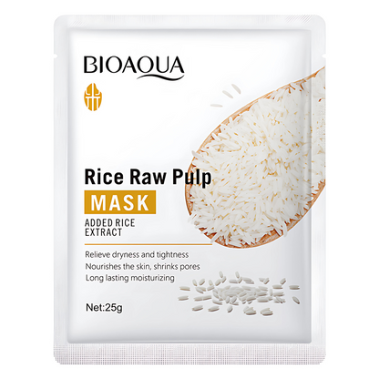 MASCARILLA FACIAL DE ARROZ (PACK X4) – Hidratación y luminosidad natural