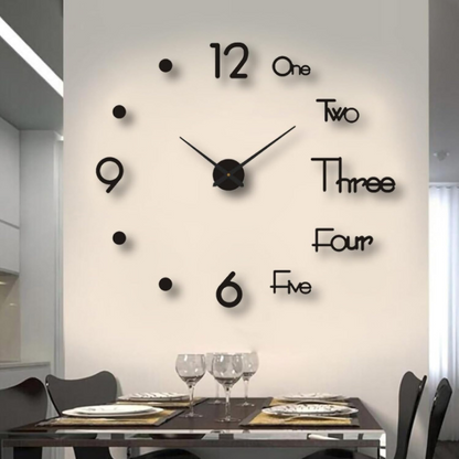 Reloj EchoWall 3D - Transforma tu espacio con elegancia, y nunca pierdas la noción del tiempo.