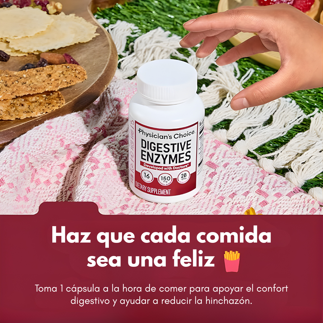 ENZIMAS DIGESTIVAS PLIS – Digestión eficiente, confort diario y apoyo intestinal desde el interior