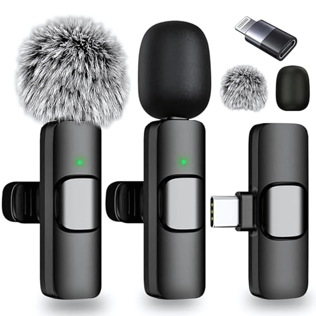 PAR DE MICRÓFONOS INALÁMBRICOS – Audio profesional sin cables ni complicaciones