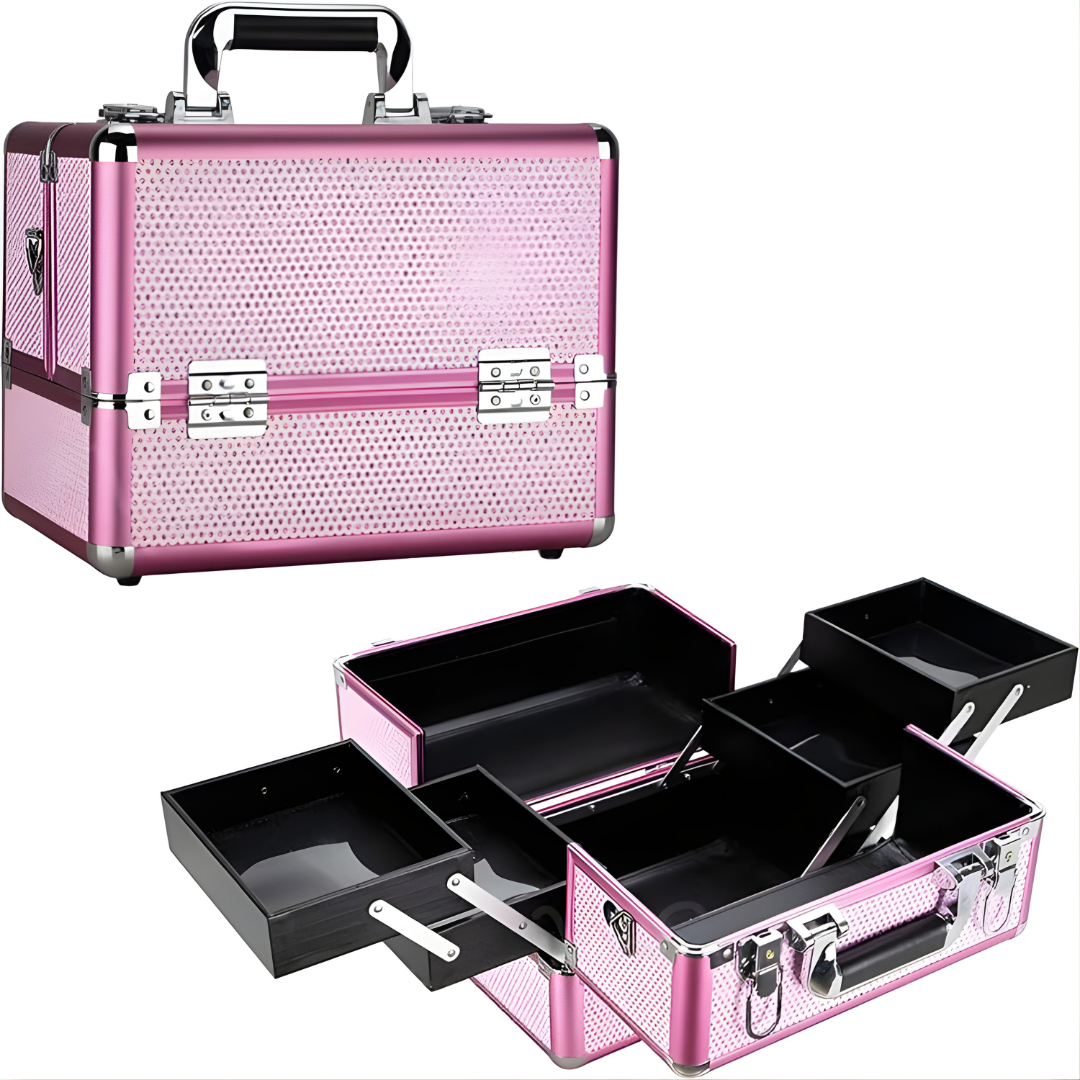 MALETÍN ORGANIZADOR DE MAQUILLAJE – Orden perfecto, protección segura y estilo profesional en cada detalle