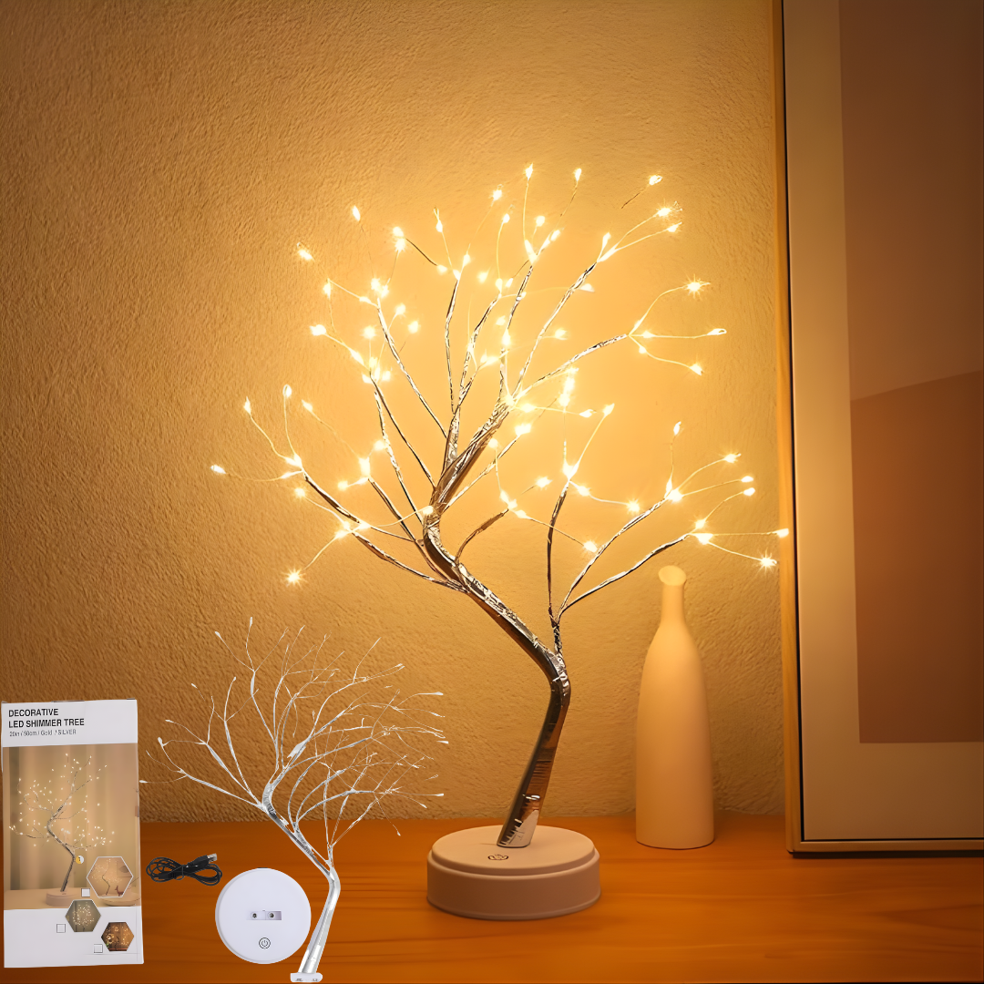 ÁRBOL DE LUZ MÁGICO – Decoración encantadora, ambiente relajante y luz cálida para transformar cualquier espacio