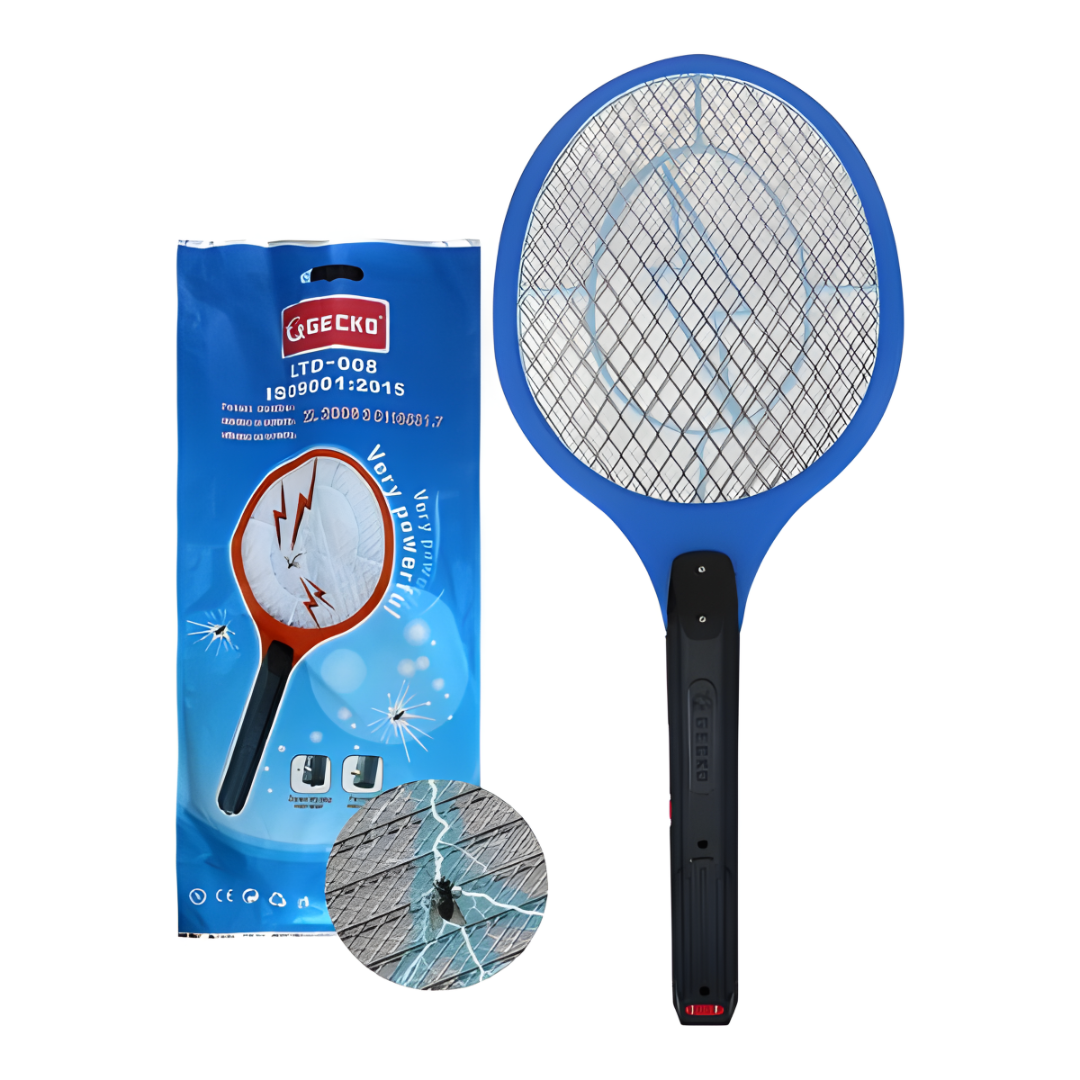 RAQUETA MATA MOSQUITOS RECARGABLE – Protección eléctrica, práctica y sin químicos