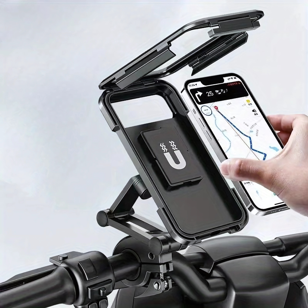 SOPORTE DE TELÉFONO PARA MOTO – Navega seguro y con el móvil siempre a la vista