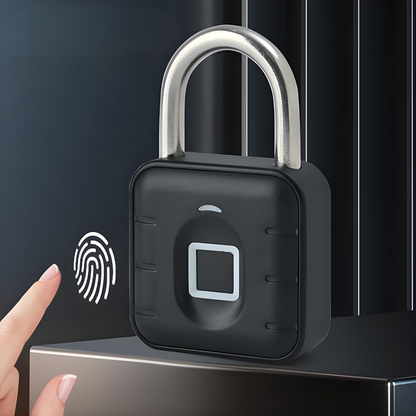 CANDADO CON HUELLA – Seguridad inteligente, acceso rápido y protección sin llaves