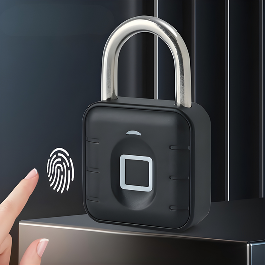 CANDADO CON HUELLA – Seguridad inteligente, acceso rápido y protección sin llaves