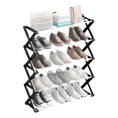 ZAPATERA PLEGABLE 5 NIVELES – Organización práctica, moderna y adaptable para cada espacio