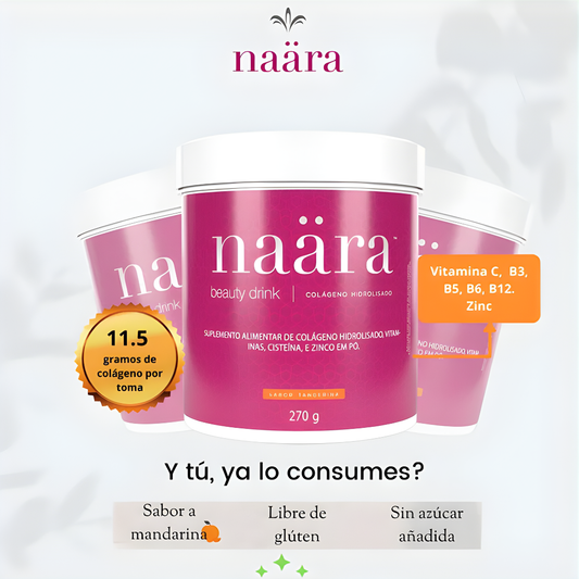 NAARA (Mandarina) – Belleza desde adentro, piel más firme y un sabor irresistible que transforma tu rutina