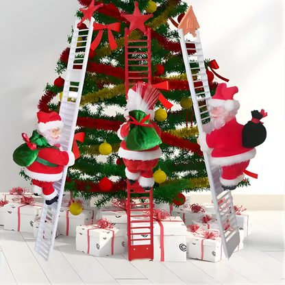 SANTA CLAUS ANIMADO TREPA Y BAJA – Magia navideña en movimiento, decoración encantadora y alegría que transforma tu hogar