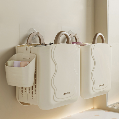 CANASTA DE ROPA SUCIA DE PARED PLEGABLE – Orden, espacio y practicidad en tu hogar