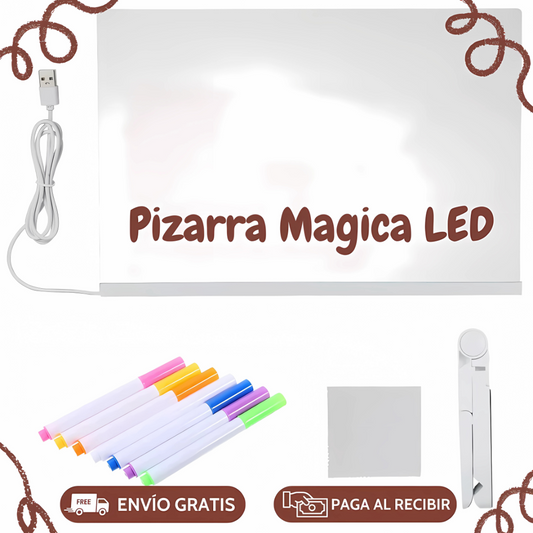 Pizarra LED Luminosa – Dibuja, escribe y brilla con creatividad infinita