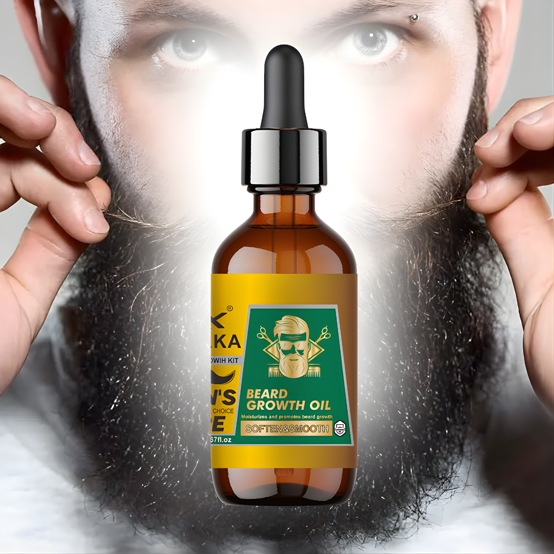 CUIDADO DE BARBA PARA HOMBRE – Barba más suave, crecimiento saludable y estilo impecable todos los días