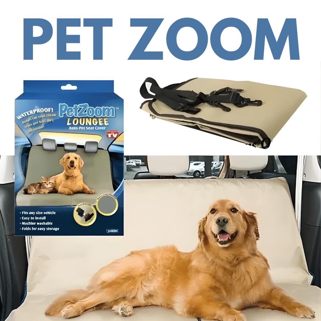 PET ZOOM – Protección total para tu carro, viajes más limpios y comodidad para tu mascota