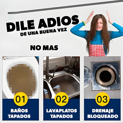 POLVO DESTAPA CAÑOS – Potencia extrema para eliminar obstrucciones