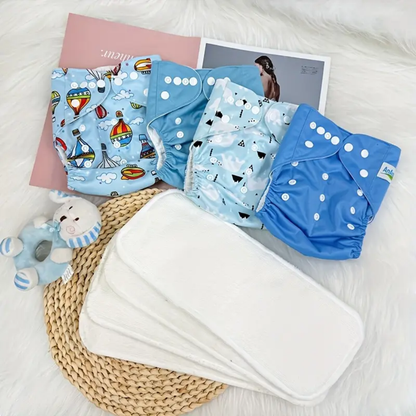 PAÑAL REUTILIZABLE ECOLÓGICO PARA BEBÉ – PACK * 3 UNIDADES