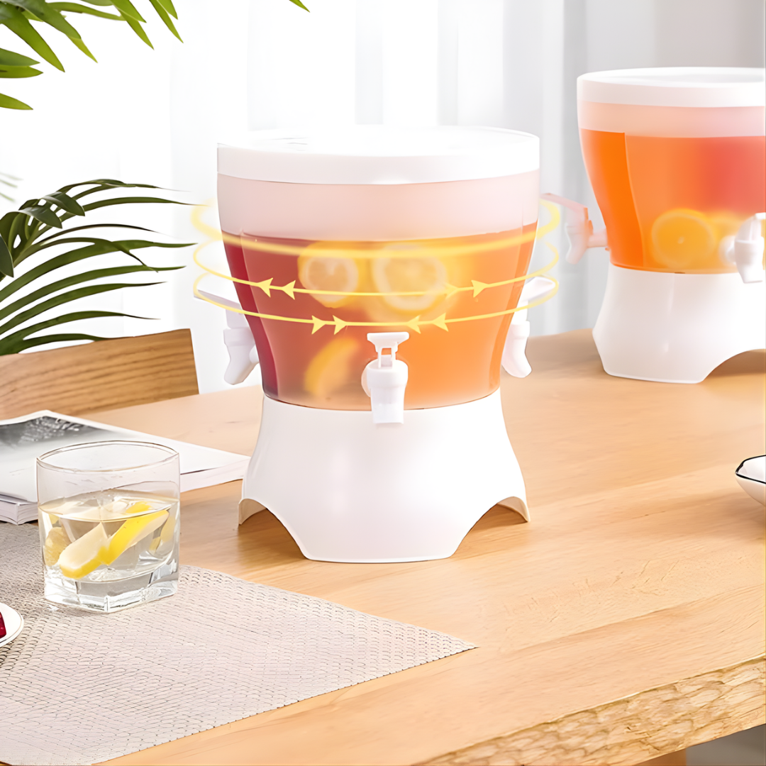 DISPENSADOR DE BEBIDAS 3 EN 1 – Servido práctico, conservación fresca y organización en un solo sistema