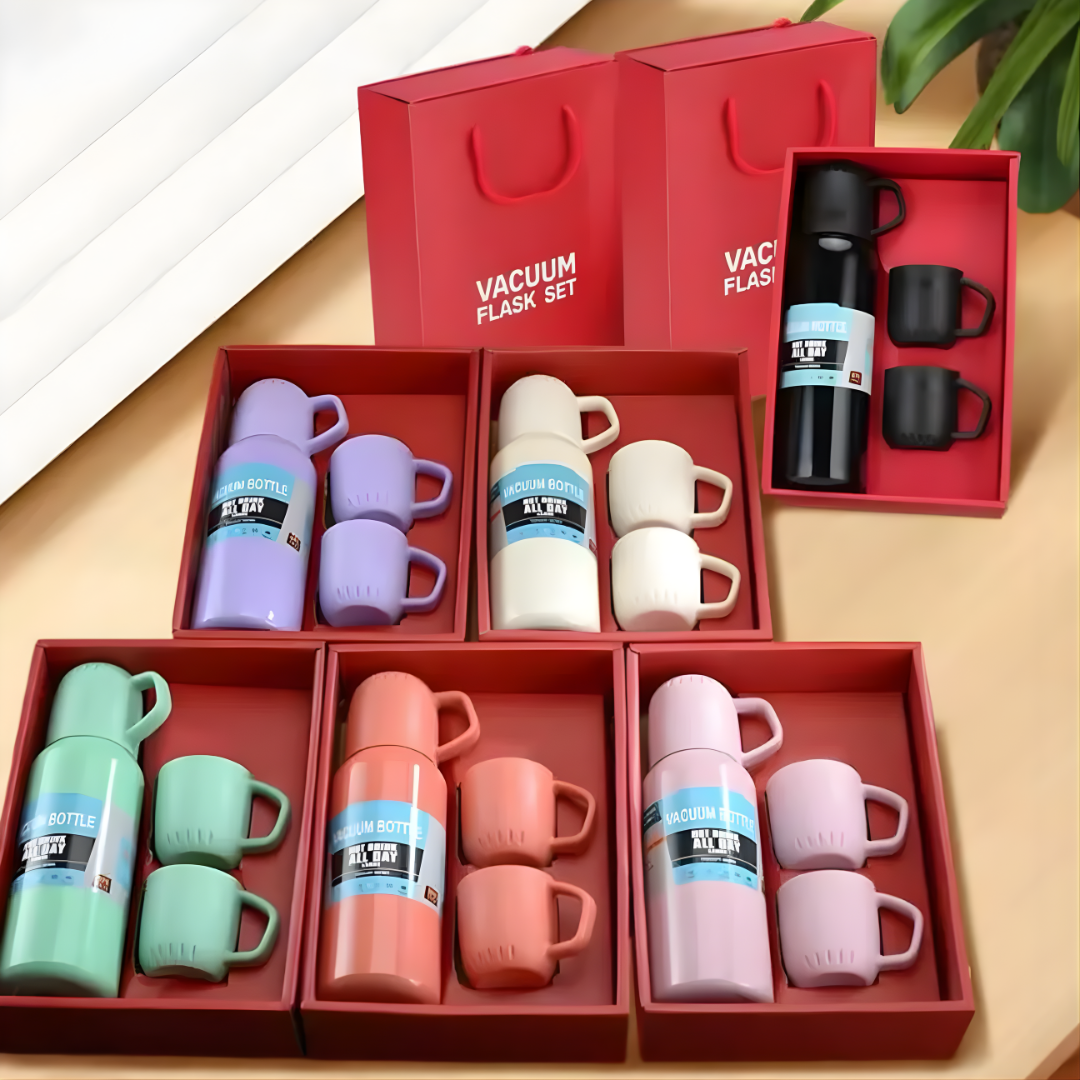 SET TERMO Y TAZAS 1.9 LITROS – Conservación superior, practicidad diaria y bebidas a temperatura perfecta en cualquier momento