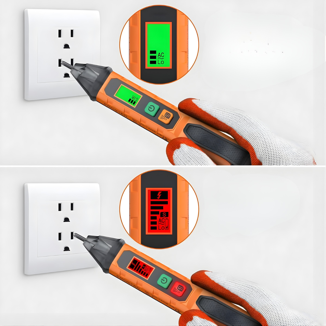 DETECTOR DE VOLTAJE SIN CONTACTO – Seguridad inmediata, detección precisa y trabajo sin riesgos