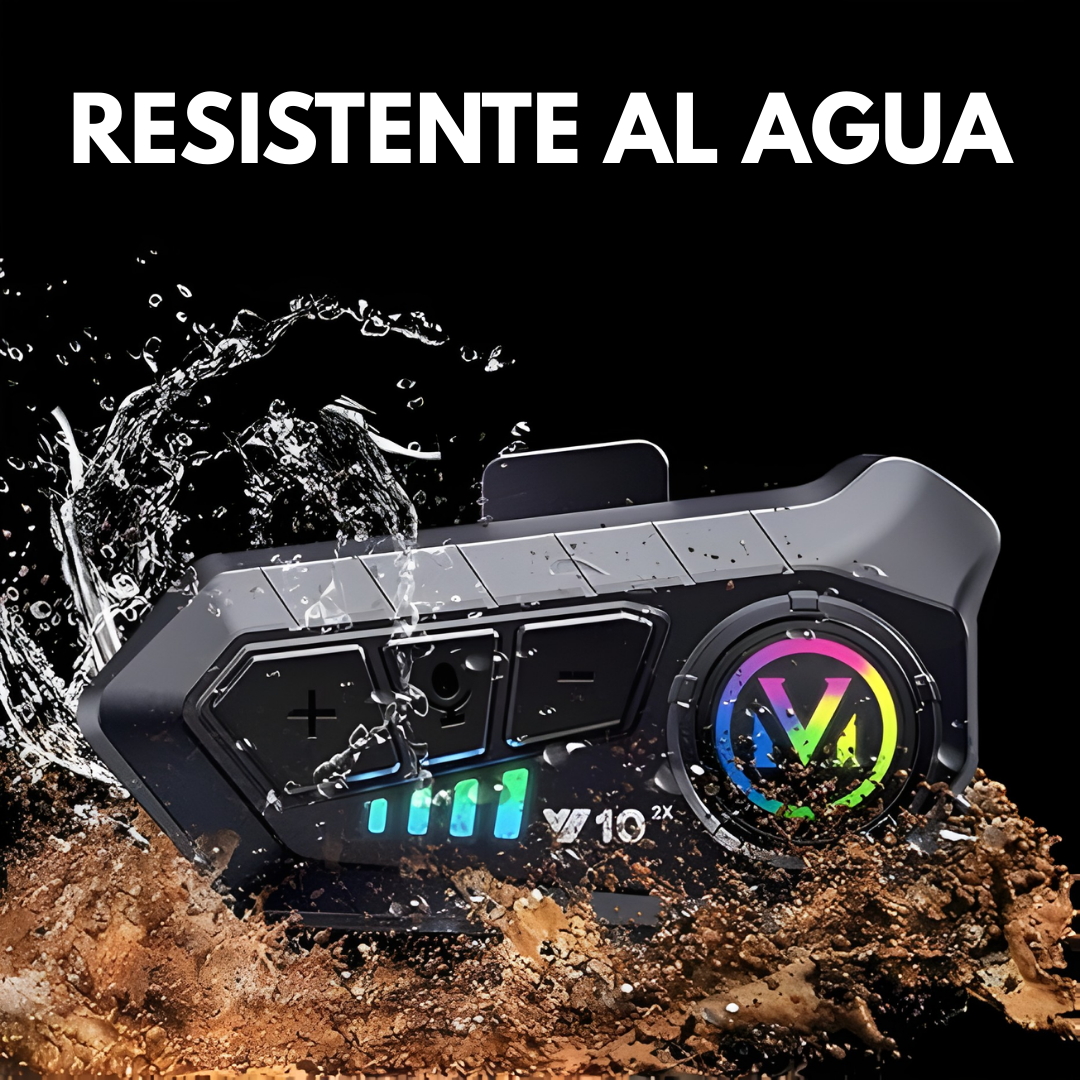 INTERCOMUNICADOR PARA CASCO Y10 – Comunicación clara, conexión inalámbrica y conducción más segura