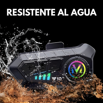 INTERCOMUNICADOR PARA CASCO Y10 – Comunicación clara, conexión inalámbrica y conducción más segura