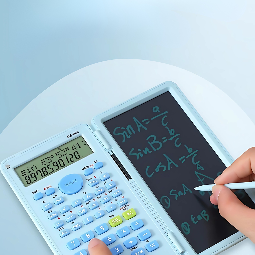 CALCULADORA CIENTIFICA + NOTE PAD – Precisión y practicidad en un solo dispositivo