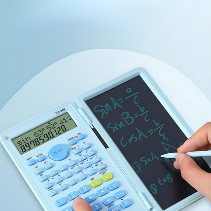 CALCULADORA CIENTIFICA + NOTE PAD – Precisión y practicidad en un solo dispositivo