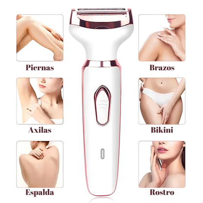 DEPILADORA ELÉCTRICA 4 EN 1 – Tu rutina de belleza completa en un solo dispositivo