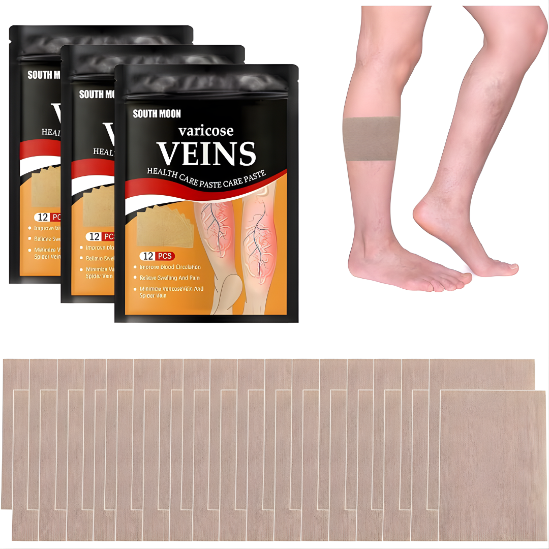 PARCHES PARA VÁRICES (PACK*2) – Alivio natural, circulación activa y piernas ligeras cada día
